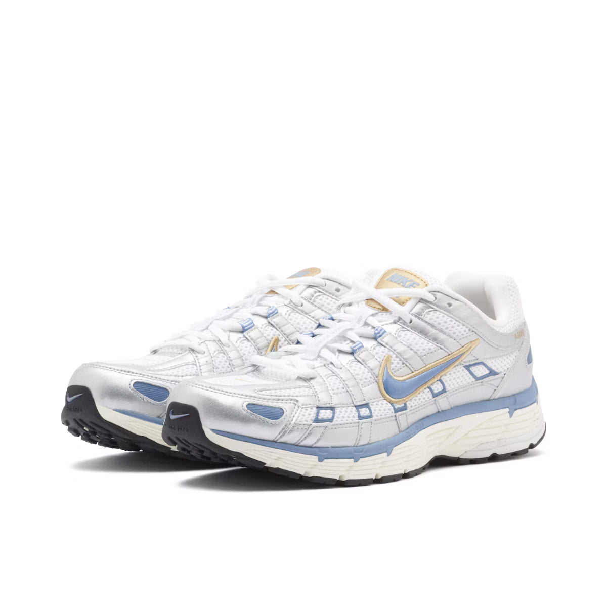 NIKE P-6000 METALLIC SILVER AEGAN STORM