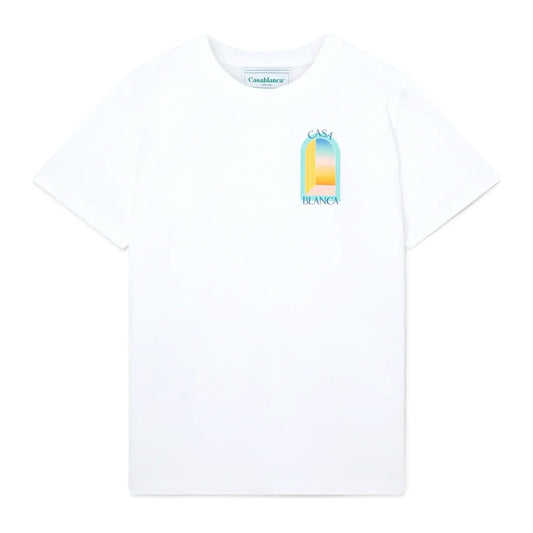 Casablanca L'Arc Coloré T-Shirt White