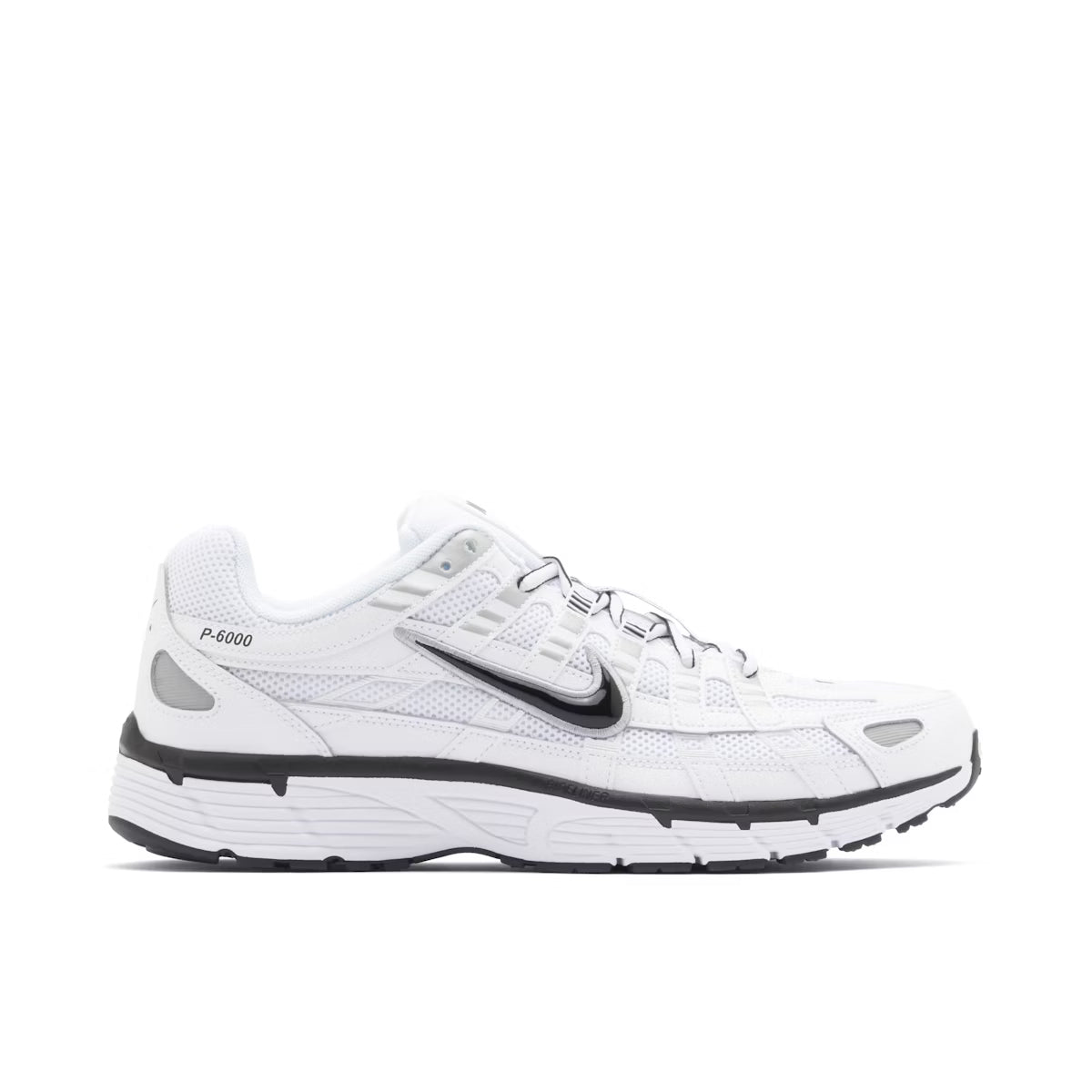NIKE P-6000 WHITE METALLLIC SILVER BLACK